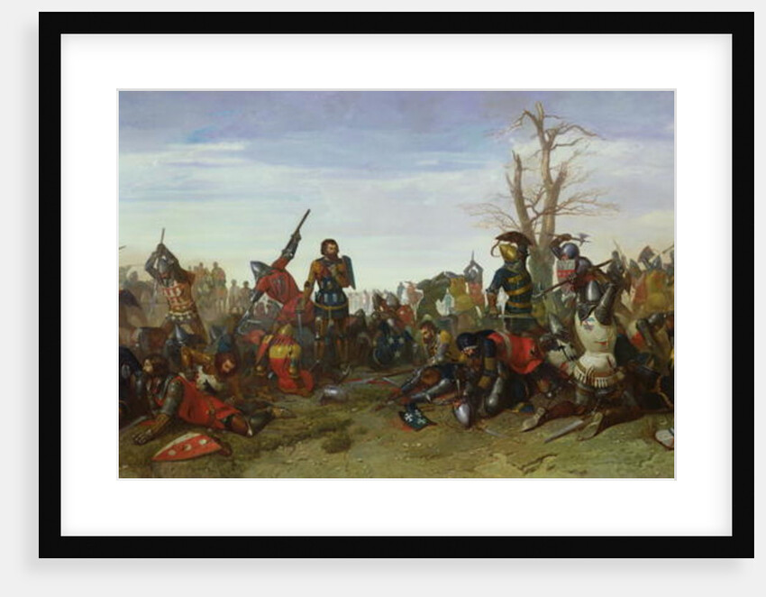 The Battle of Trente in 1350, 1857 by Octave Penguilly l'Haridon