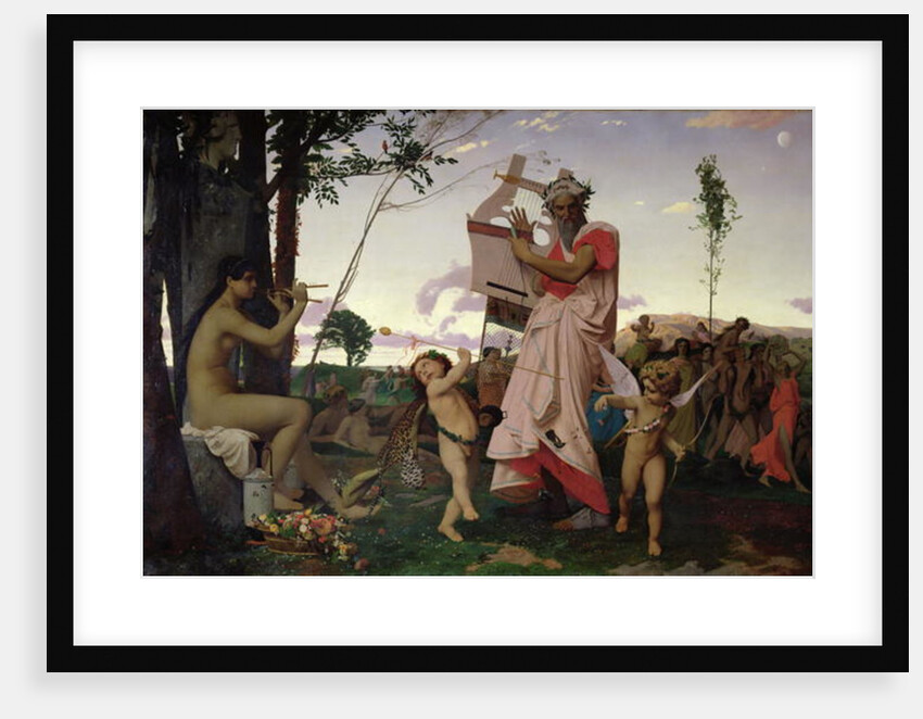 Anacreon, Bacchus and Aphrodite, 1848 by Jean Leon Gerome