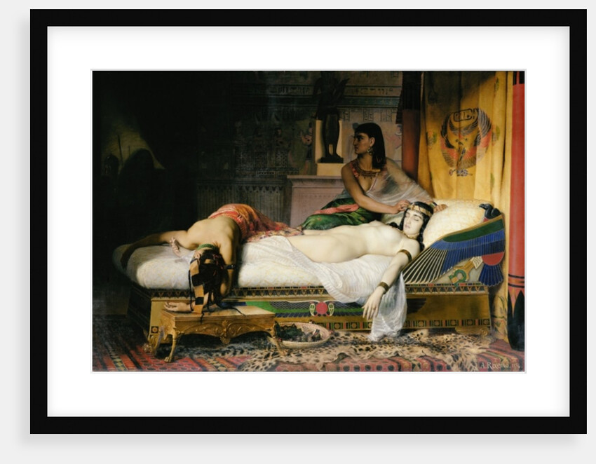 Death of Cleopatra, 1874 by Jean-Andre Rixens