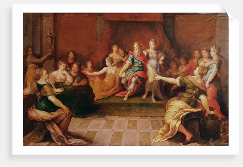 Solomon and his Women by Frans II the Younger Francken