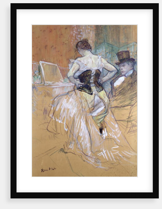 Woman at her Toilet by Henri de Toulouse-Lautrec