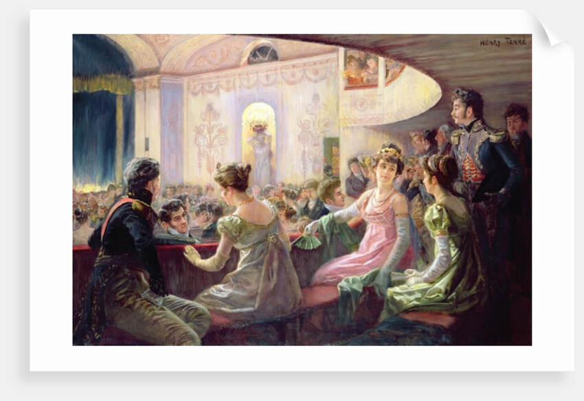 The Interval at the Theatre by Charles Henry Tenre