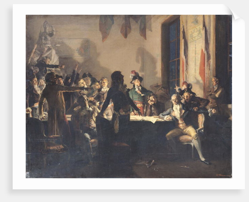 The Night of the 8th and 9th Thermidor, 27th to 28th July 1794 by Jean Joseph Weerts