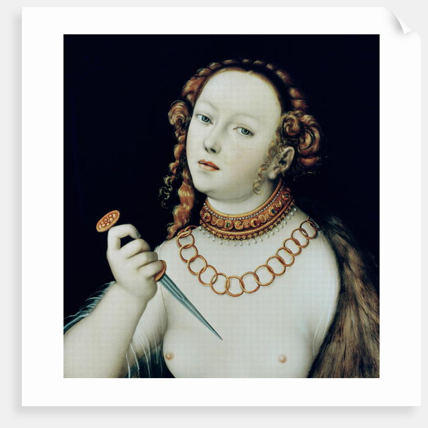 The Suicide of Lucretia, 1538 by Lucas the Elder Cranach