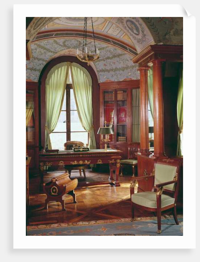 Napoleon Bonaparte's study, c.1800 by Charles & Fontaine Pierre Percier