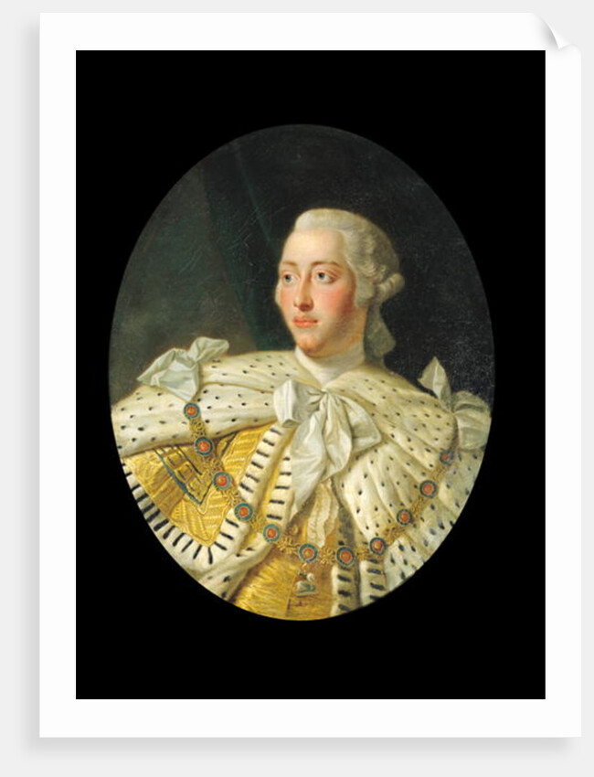 Portrait of King George III, after 1760 by Allan (after) Ramsay