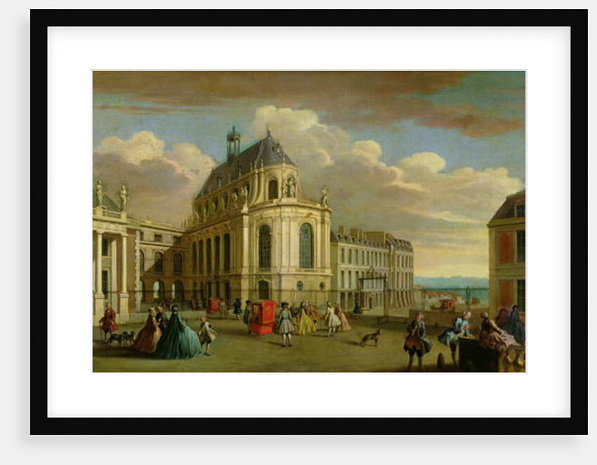 View of the Chapel of the Chateau de Versailles from the Courtyard by Jacques Rigaud