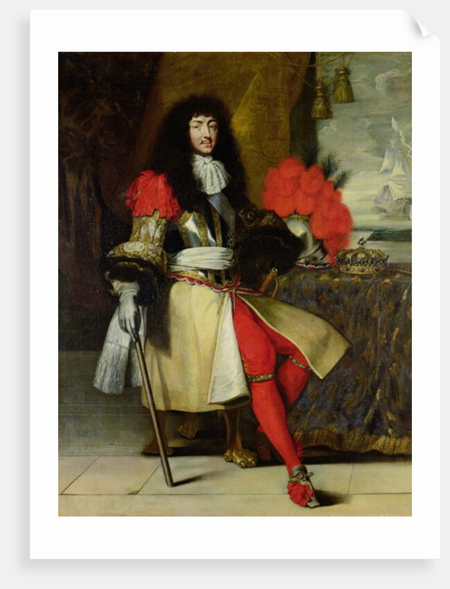 Seated Portrait of Louis XIV after 1670 by French School