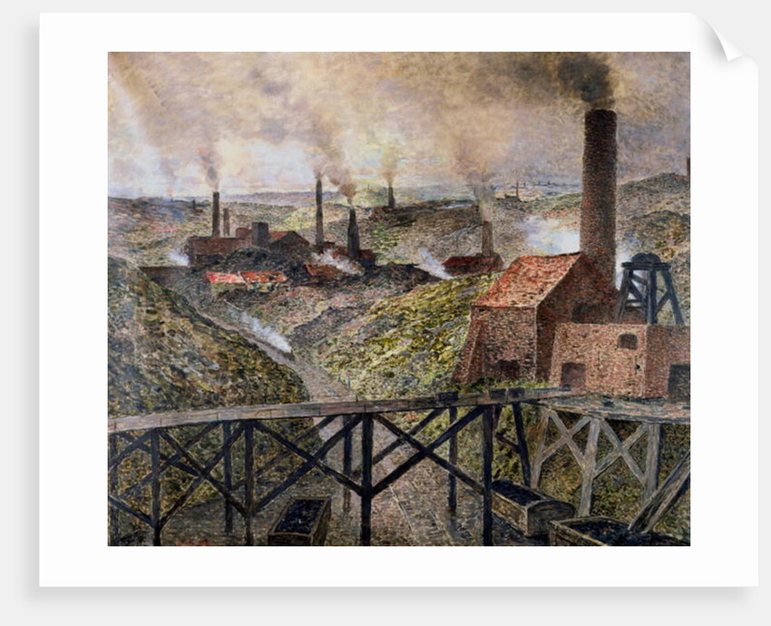 In the Black Country, 1890 by Constantin Emile Meunier