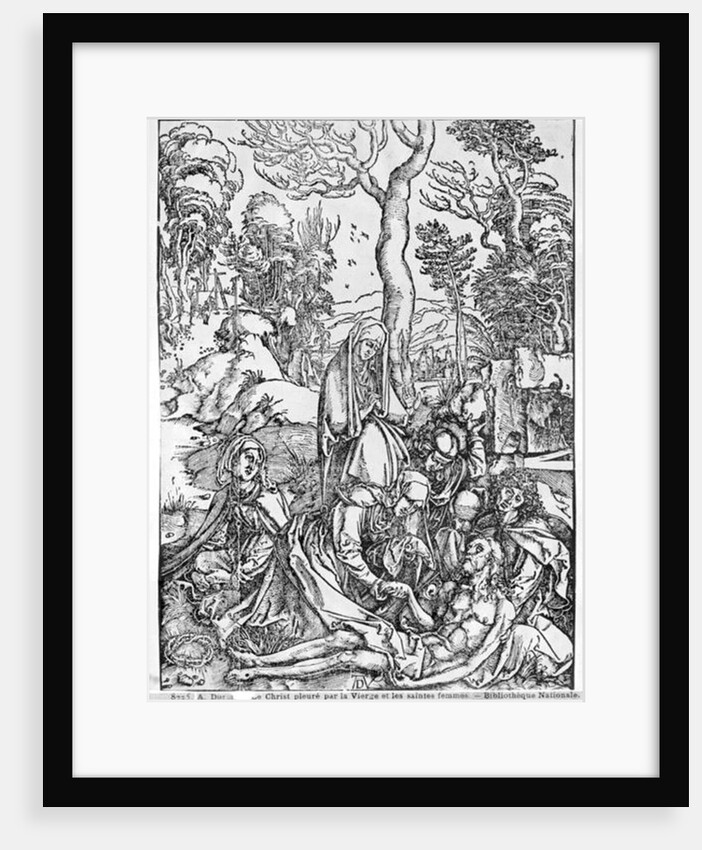 Christ mourned by the Virgin and the female Saints by Albrecht Dürer or Duerer