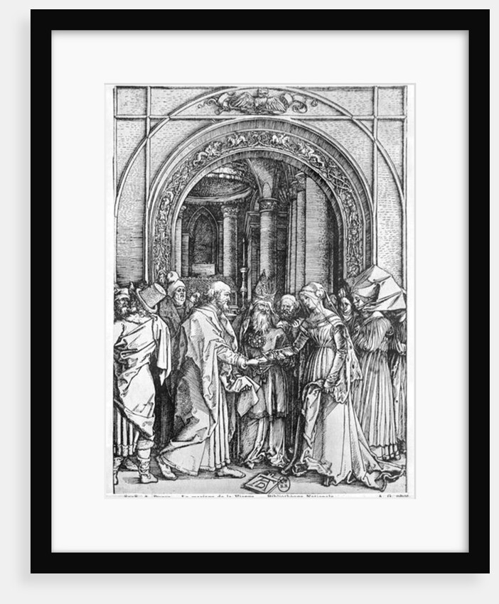 The marriage of the Virgin by Albrecht Dürer or Duerer