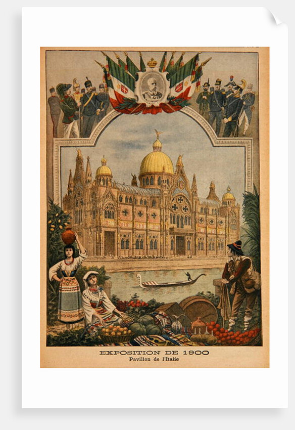 The Italian Pavilion at the Universal Exhibition of 1900, Paris by French School