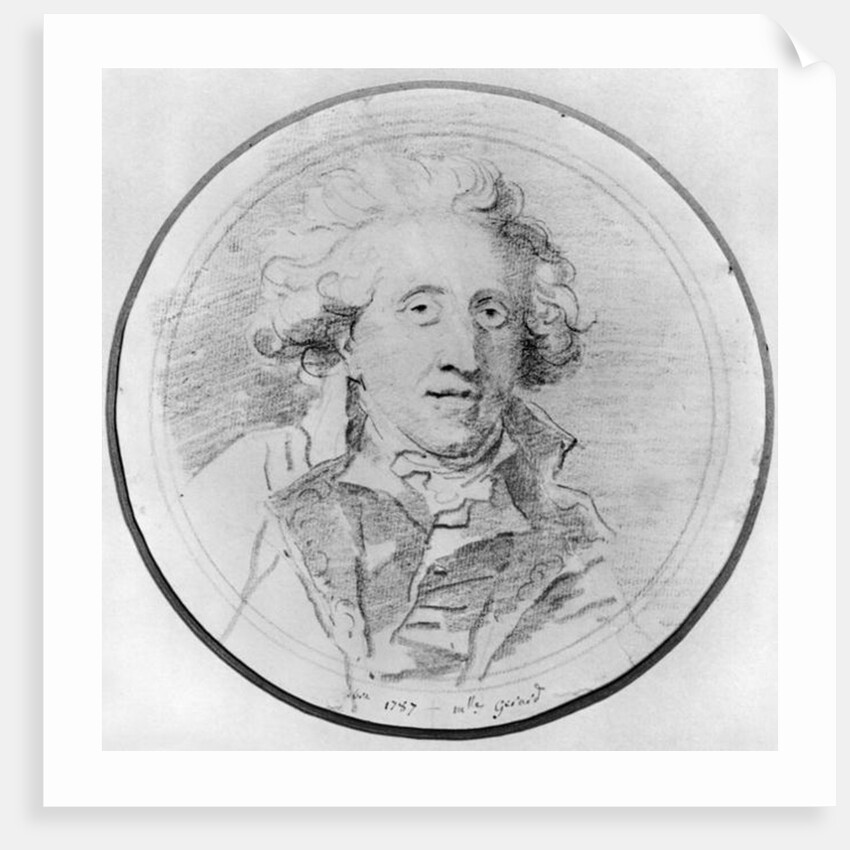 Portrait presumed to be Jean-Honore Fragonard 1787 by Marguerite Gerard