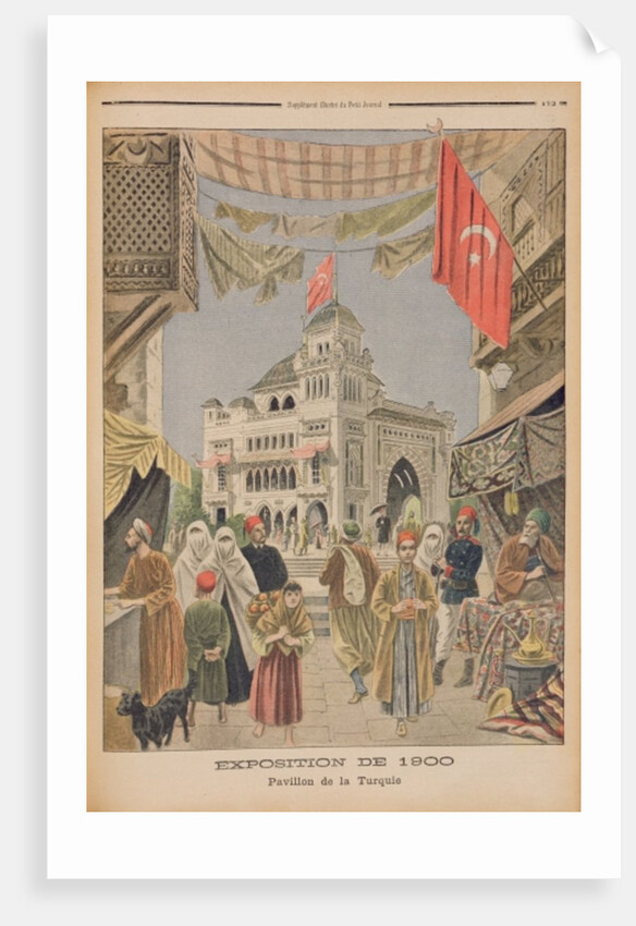 The Turkish Pavilion at the Universal Exhibition of 1900, Paris by French School
