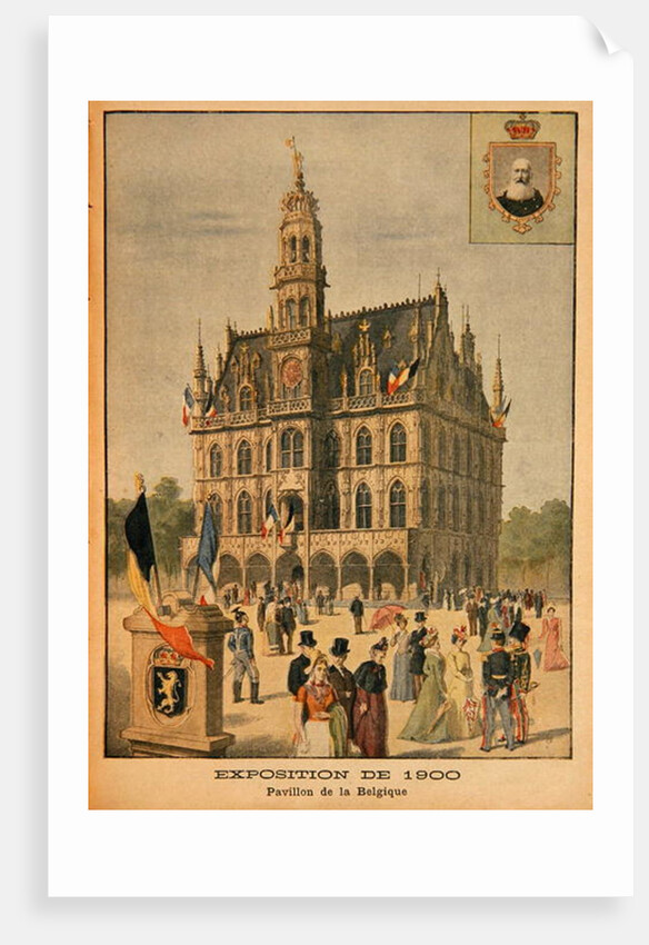 The Belgian Pavilion at the Universal Exhibition of 1900, Paris by French School
