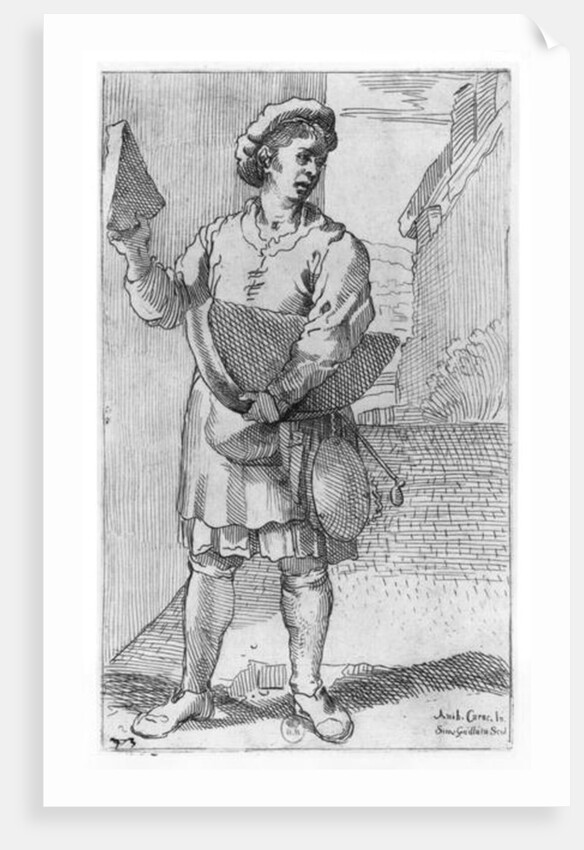 The Parmesan cheese Seller by Annibale Carracci