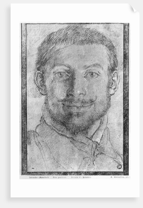 Self portrait by Annibale Carracci