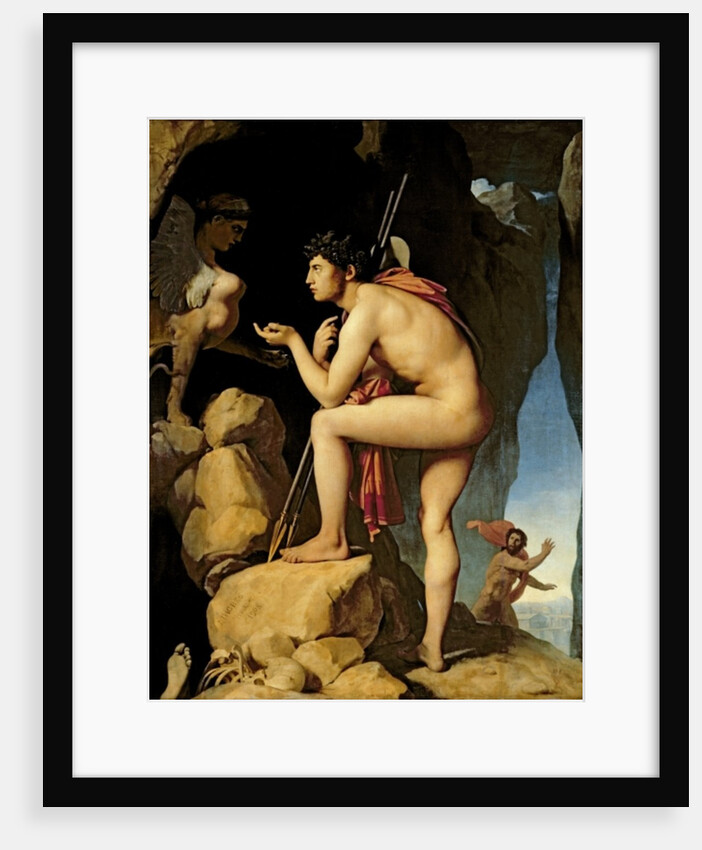 Oedipus and the Sphinx, 1808 by Jean Auguste Dominique Ingres