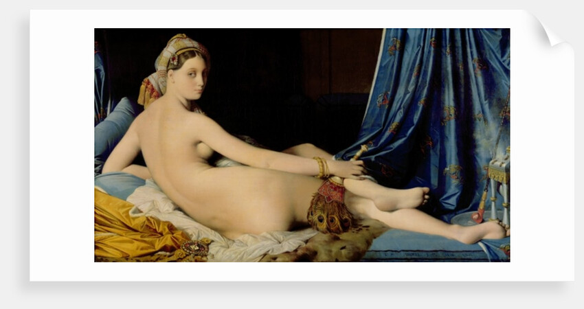 The Grande Odalisque, 1814 by Jean Auguste Dominique Ingres