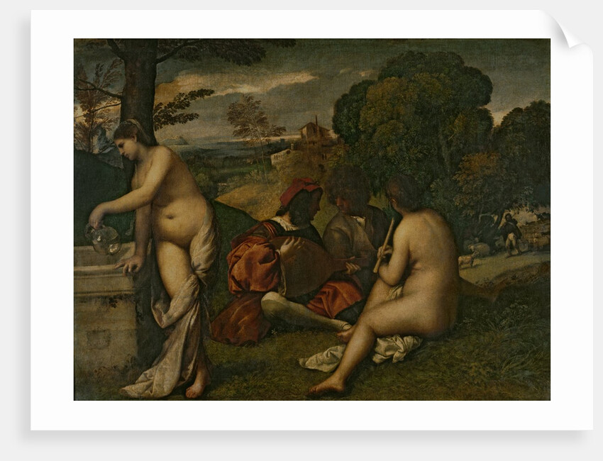 The Pastoral Concert, c 1509-10 by Titian