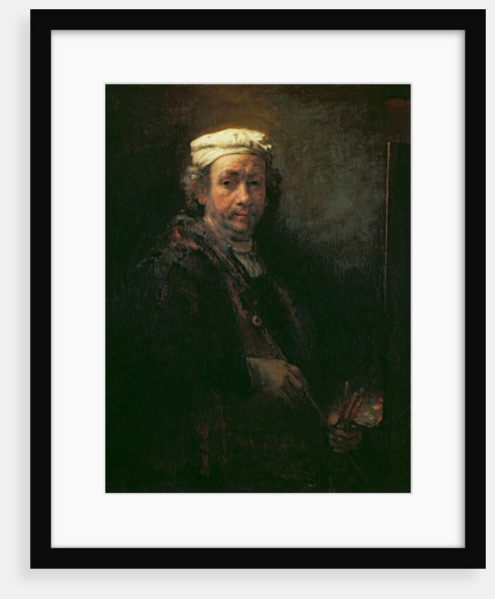 Portrait of the Artist at his Easel, 1660 by Rembrandt Harmensz. van Rijn