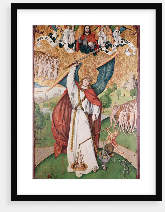 St. Michael Weighing the Souls at the Last Judgement, c.1500 by Hans the Elder Leu