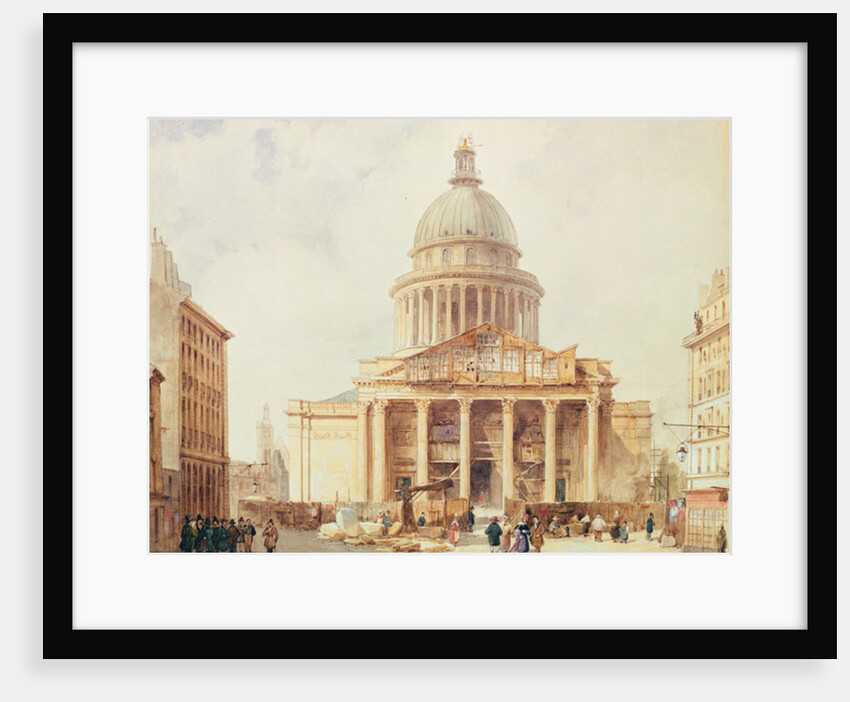 The Pantheon in 1835 by Francois Etienne Villeret