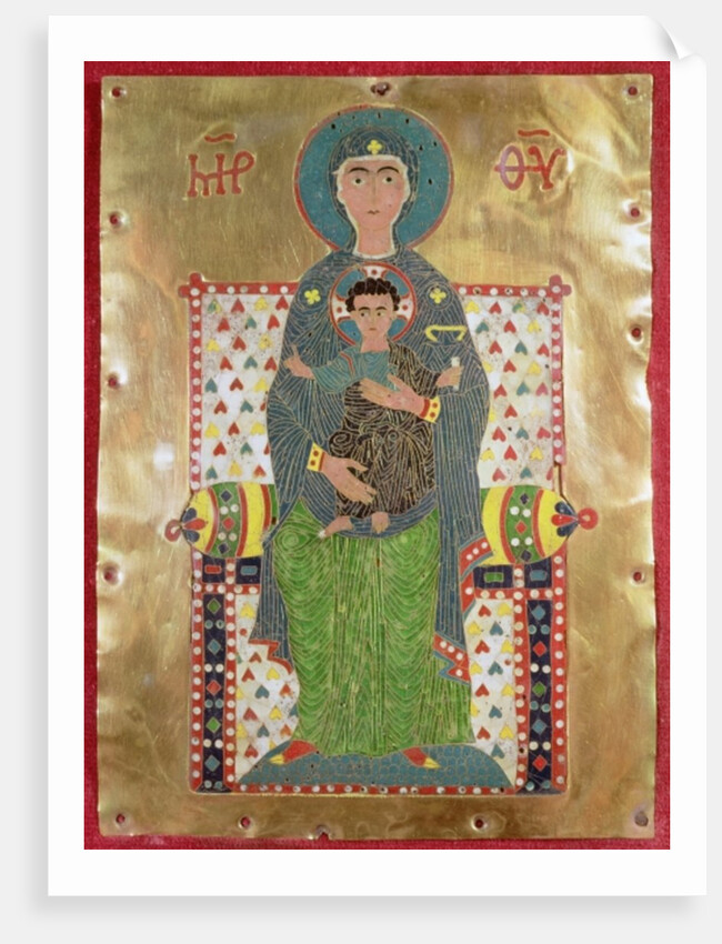 Virgin and Child Enthroned by Byzantine
