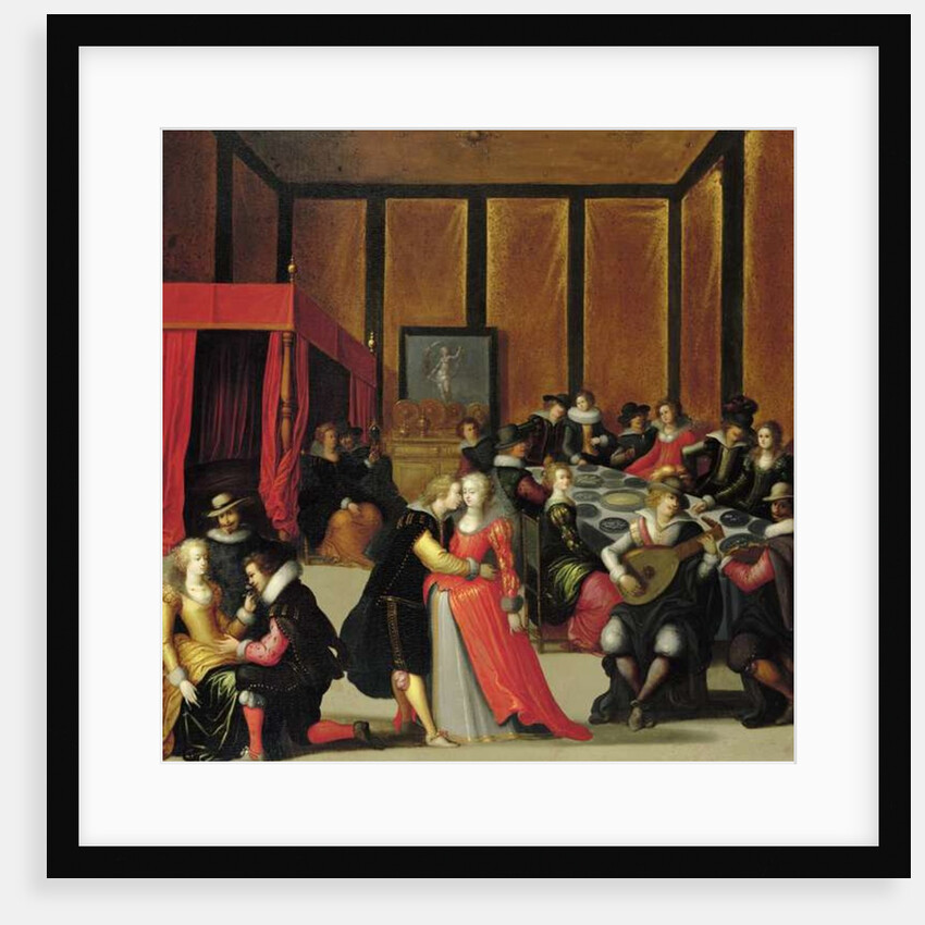 Scene Galante or The Five Senses by Louis de Caullery