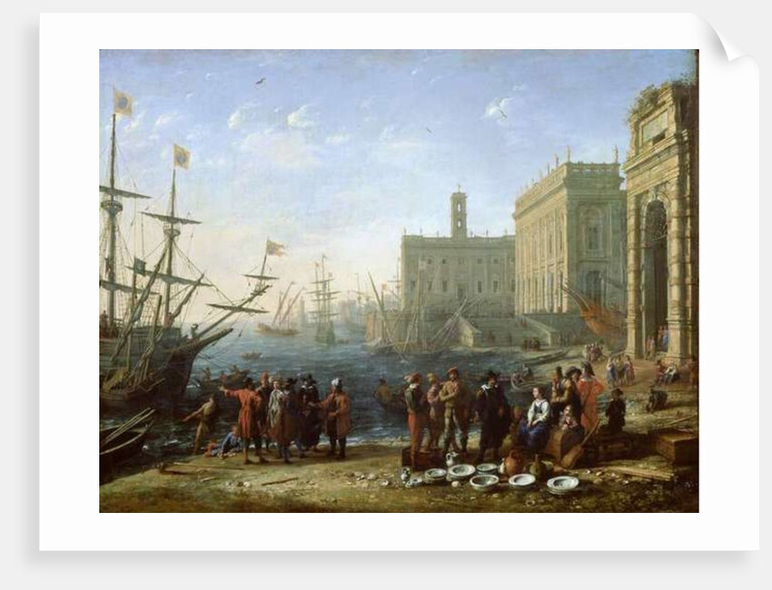 Harbour Scene, 17th century by Claude Lorrain