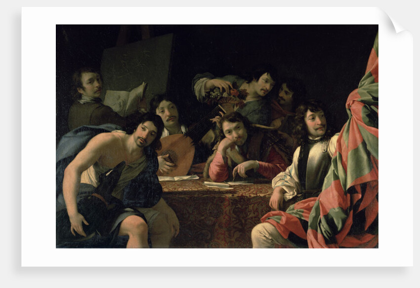 Artist's Reunion by Eustache Le Sueur