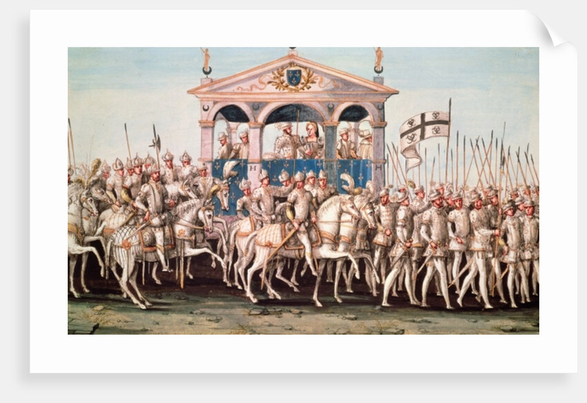 The Royal Entry Festival of Henri II into Rouen, 1st October 1550 by French School