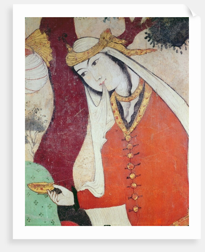 Woman from the Court of Shah Abbas I, 1585-1627 by School Persian