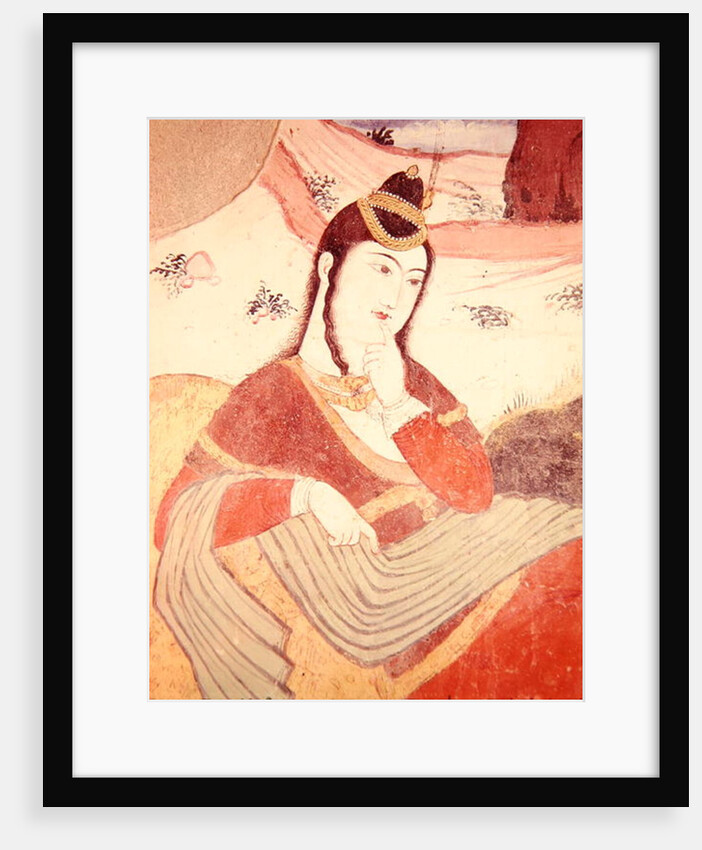 Woman from the Court of Shah Abbas I, 1585-1627 by School Persian