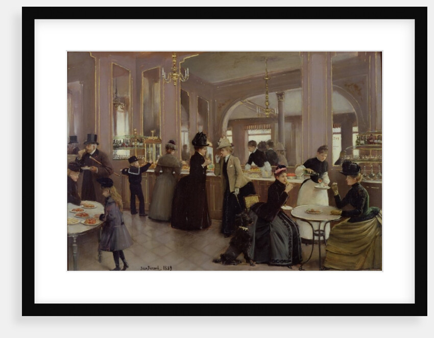 La Patisserie Gloppe, Champs Elysees, Paris, 1889 by Jean Beraud