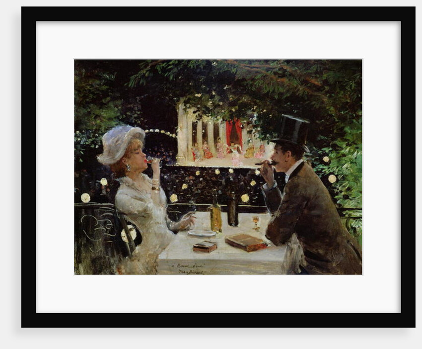 Dinner at Les Ambassadeurs, c.1882 by Jean Beraud