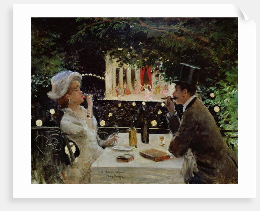 Dinner at Les Ambassadeurs, c.1882 by Jean Beraud