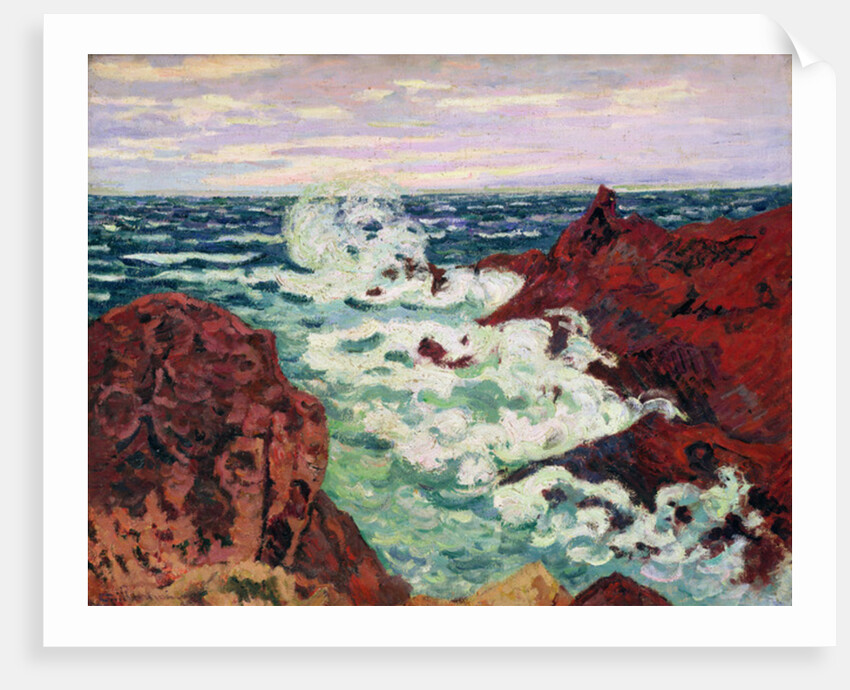 Storm at Agay, 1895 by Jean Baptiste Armand Guillaumin
