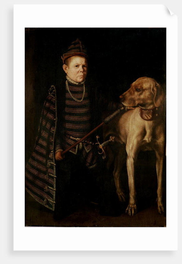 The Dwarf of Cardinal Granvelle, c.1560 by Anthonis van Dashorst Mor
