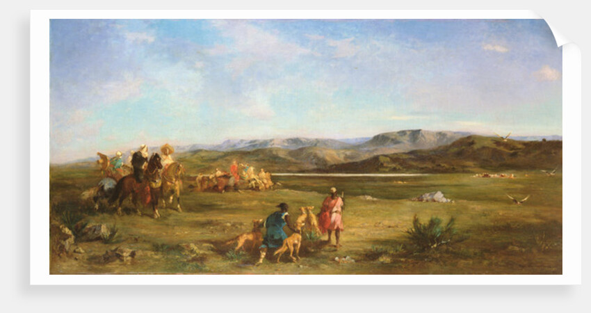 Gazelle Hunt in Chott el-Hodna, 1856 by Eugene Fromentin