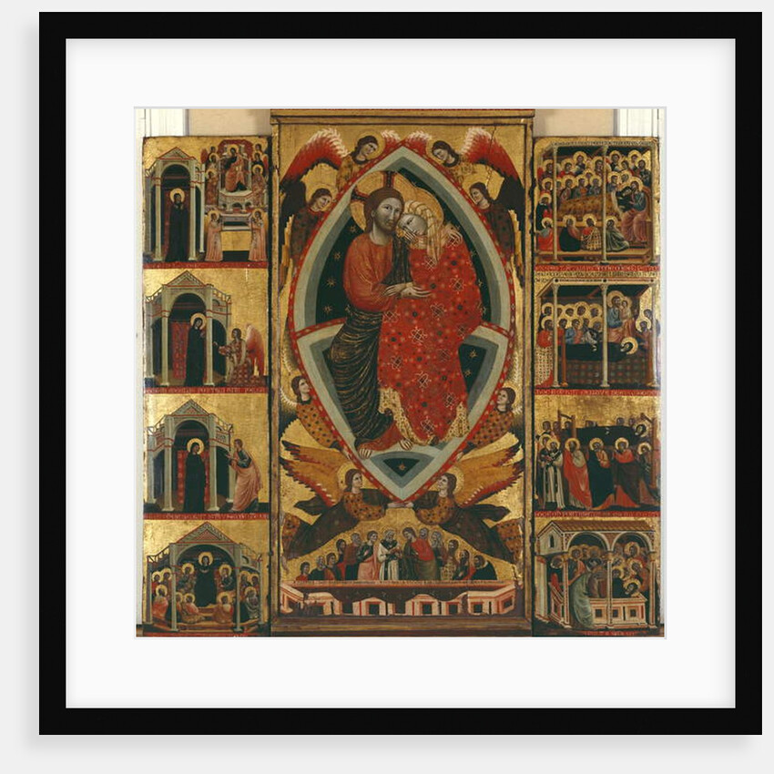 Tryptic of the Virgin by Maestro di Cesi