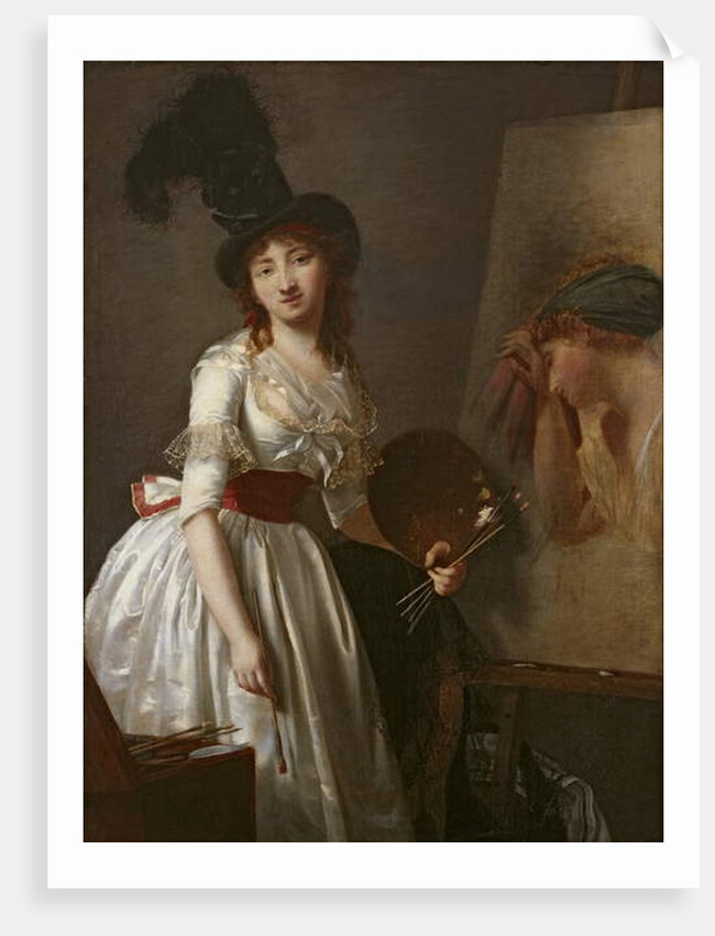 Portrait of a female painter, pupil of David by Aimee Duvivier