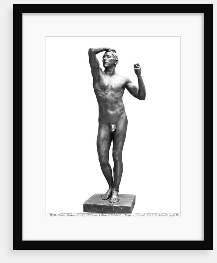 The Age of Bronze, after 1877 by Auguste Rodin