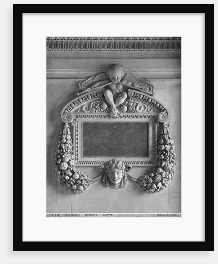 Cartouche from the Caryatids' Tribune, late 19th century by Adolphe Giraudon
