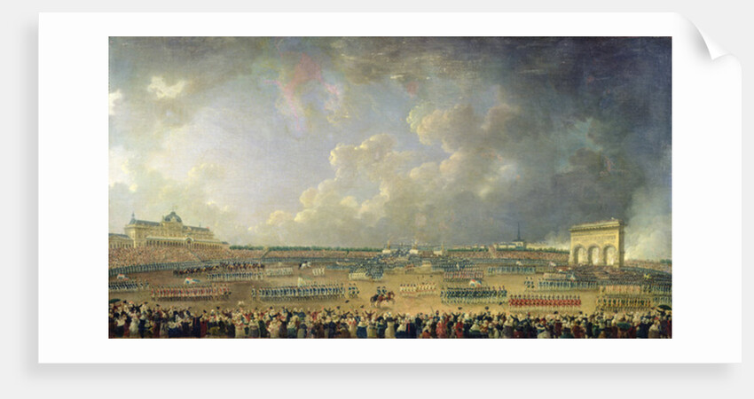 The Festival of the Federation at the Champ de Mars, 14 July 1790 by Pierre Antoine Demachy