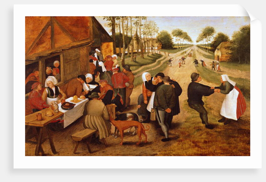 A Flemish Kermesse by Pieter the Younger Brueghel