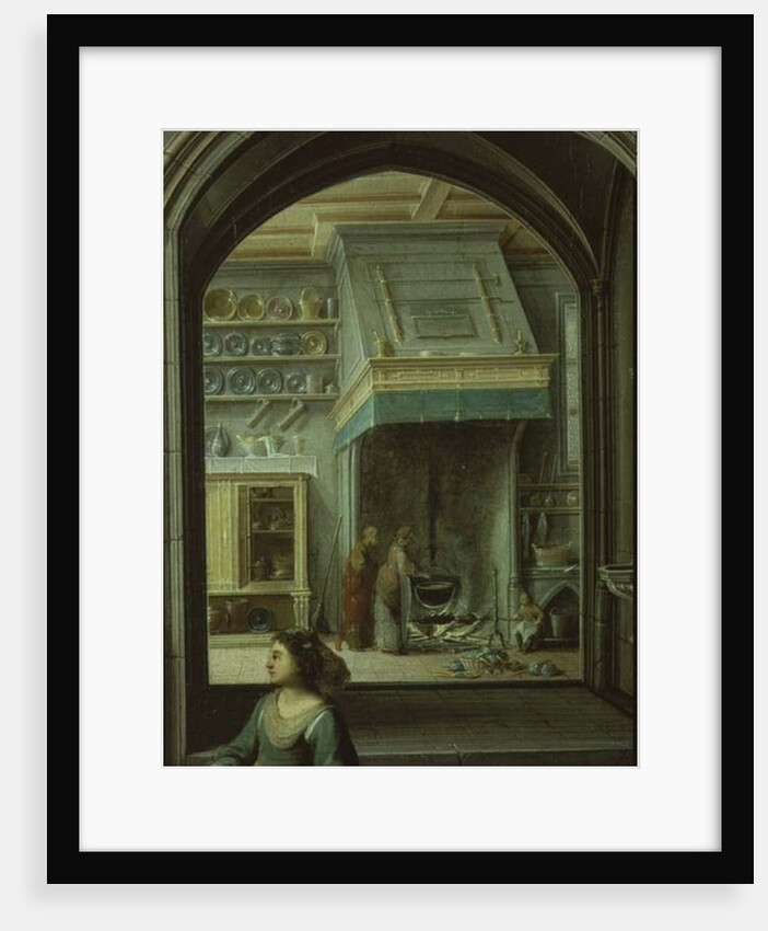 Christ in the house of Martha and Mary, detail of the kitchen, 1620 by Hendrik the Younger Steenwyck