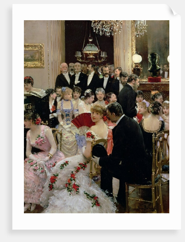 The Soiree, c.1880 by Jean Beraud