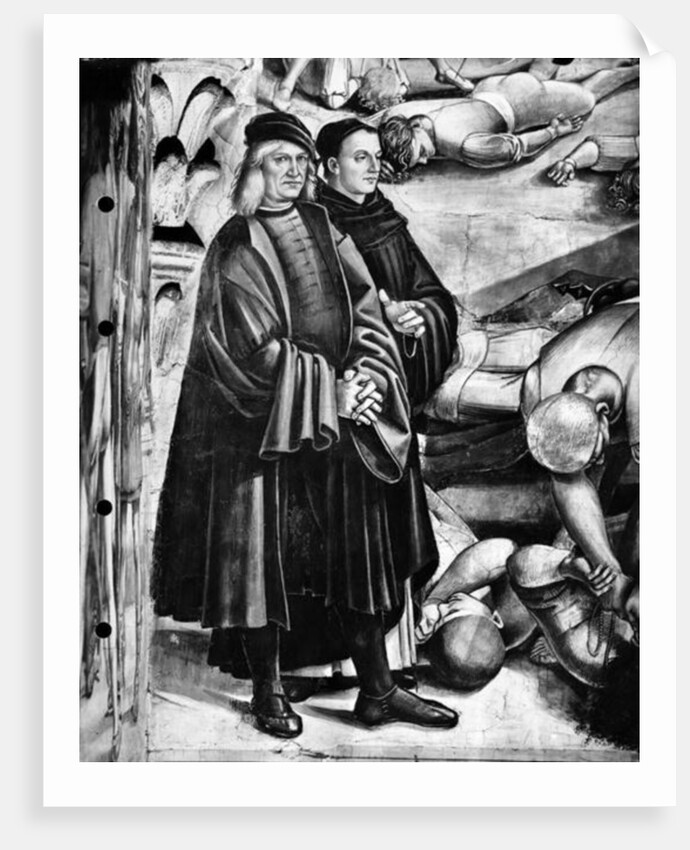 Portrait of Luca Signorelli and Fra Angelico by Luca Signorelli