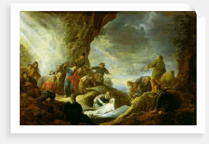 The Raising of Lazarus by Benjamin Gerritsz. Cuyp